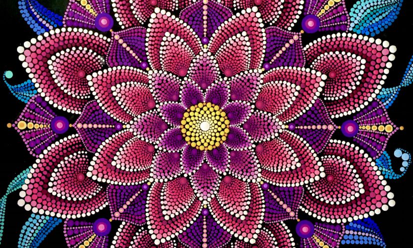 FLOWER MANDALA』 | Happy Color Mandala